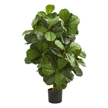NEARLY NATURALS 3.5 ft. Fiddle Leaf Artificial Tree 5551